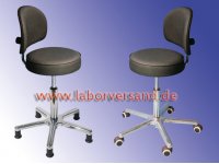 Sviwel stool with backrest » D72R