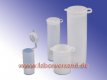 Sample cups with snap-in lid